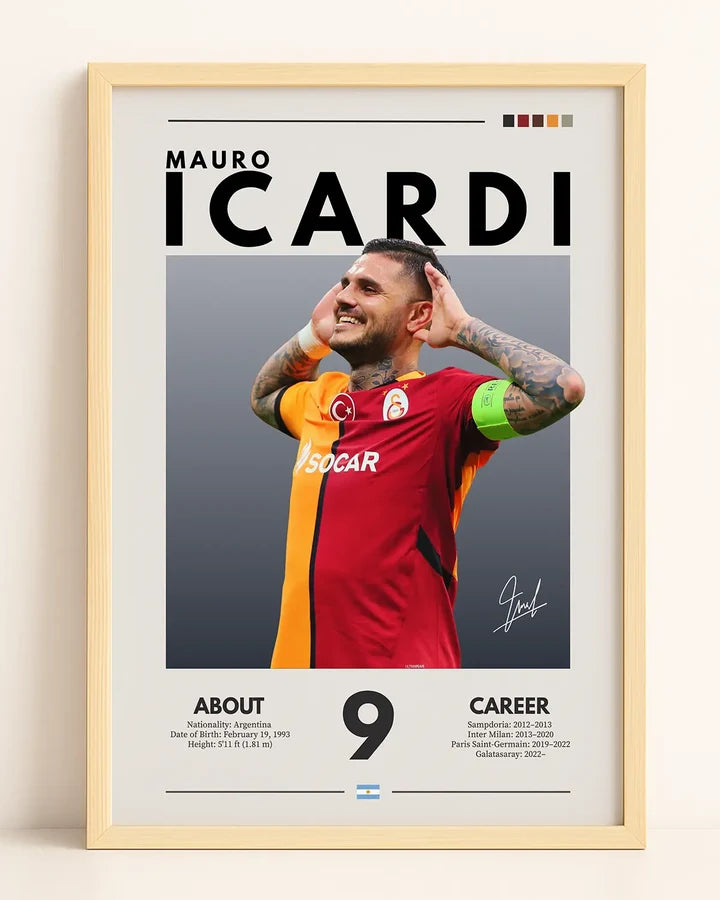 Mauro Icardi Tasarım Tablo