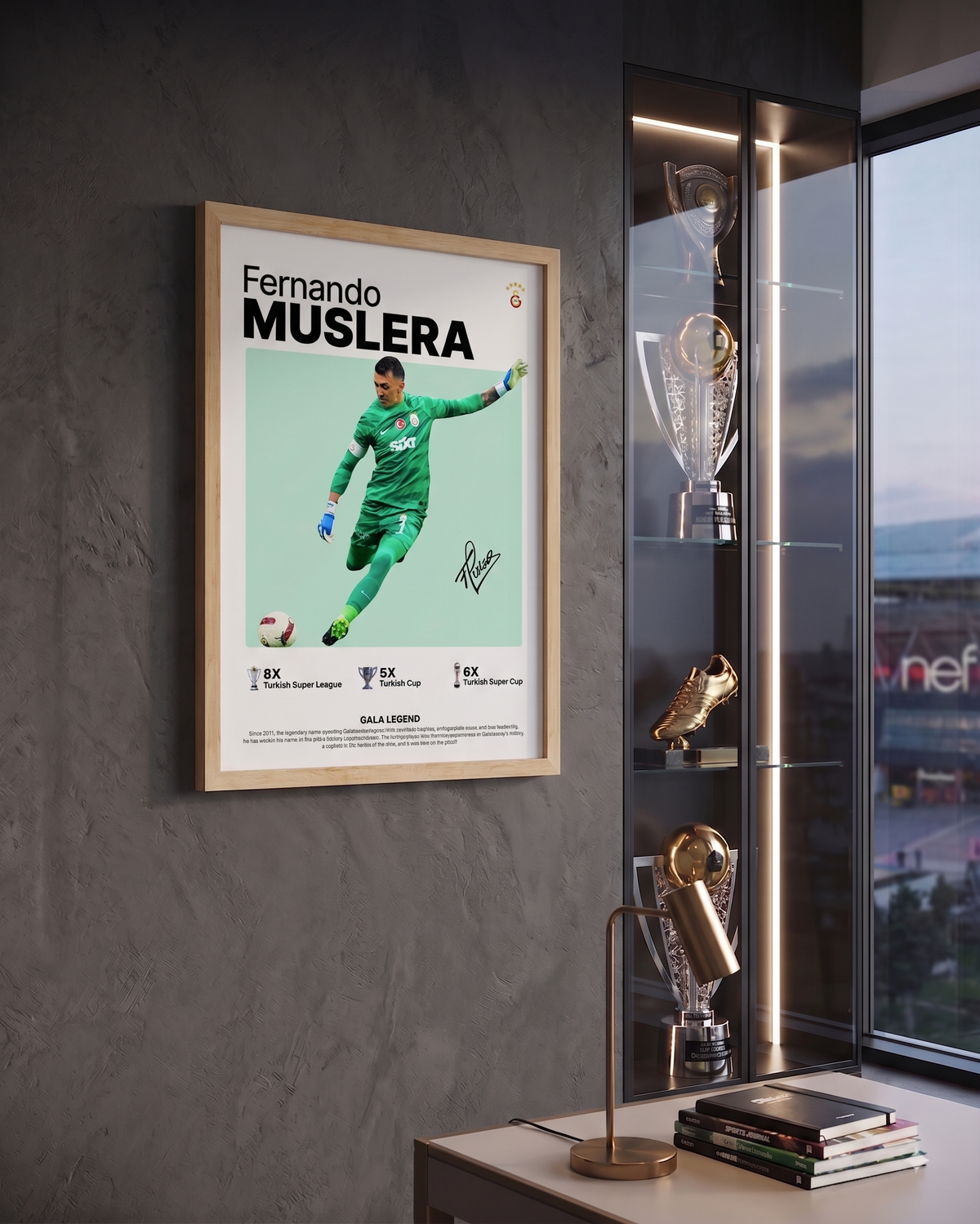 Fernando Muslera Tasarım Tablo