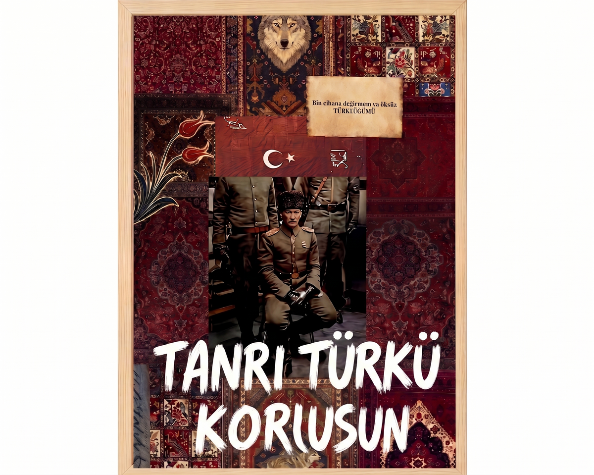 Tanrı Türk'ü Korusun Tasarım Tablo