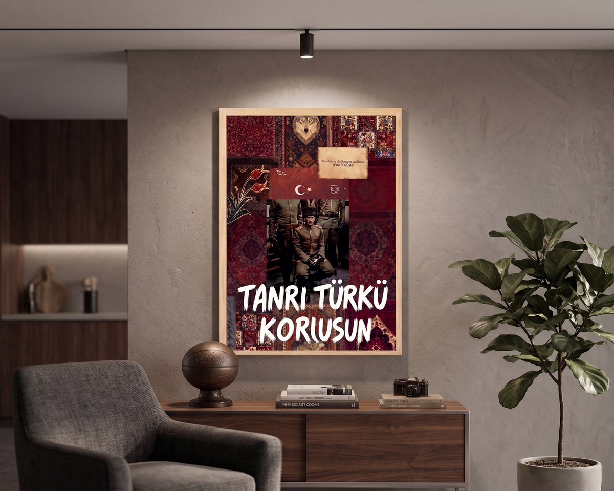 Tanrı Türk'ü Korusun Tasarım Tablo